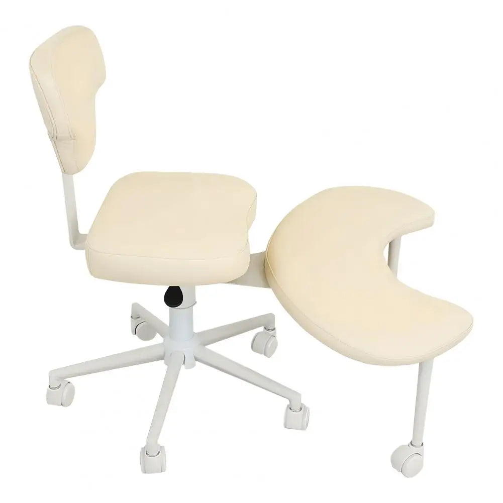 Height Adjustable Criss-Cross Desk Chair with Wheels And Lumbar Support Fidget-Friendly Office Chair for Dynamic Comfort