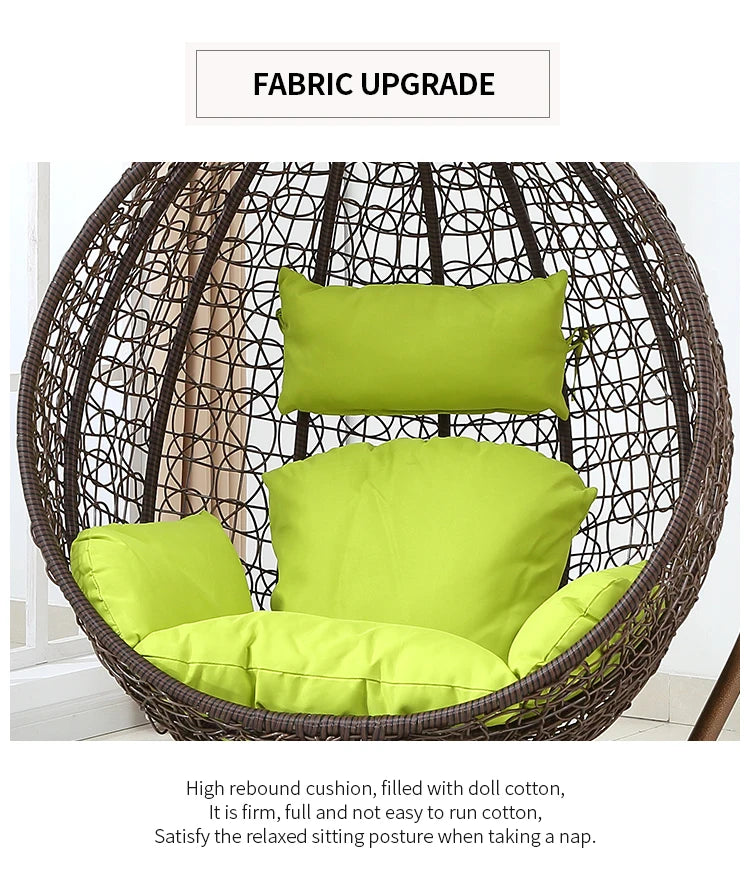 New Style Patio Swings Indoor Hanging Swing Chair Outdoor Furniture Bedroom Garden Nest Egg Chair Customized