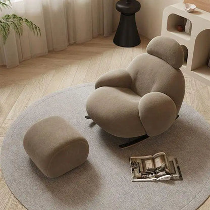 Nordic Modern Luxury Living Room Chairs Sofa Rocking Lounge Single Lazy Reclining Adult Bedroom Relax Magical Furniture