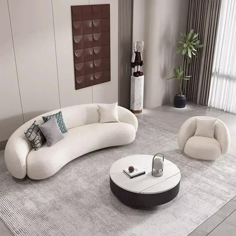 Minimalist Nordic Living Room Sofas Leather Recliner Designer Modern Sofas Luxury Lounge Balcony Cheap Divano Home Furniture