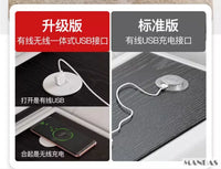 Modern Genuine Leather Sofa Living Room By MANBAS - Stylish Italian Couch with Bluetooth Speaker, USB & Adjustable Headrests