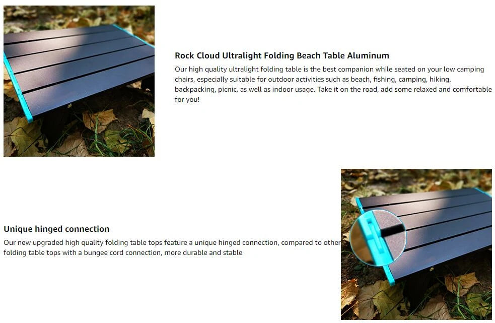 Outdoor Camping Portable Foldable Mini Table For Tours Beach Picnic Barbecue Tableware Folding Computer Desk Ultralight