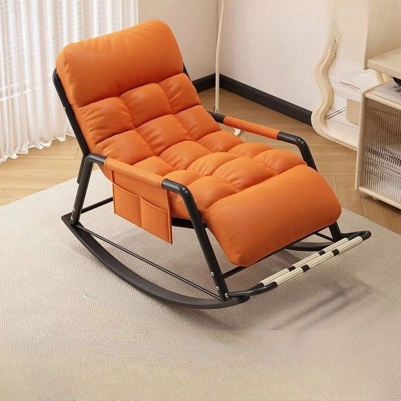 Recliner Rocking Chair Sitting and Sleeping Dual-purpose  Lunch Break Chair Balcony Home Leisure Lazy Sofa Chair Ergonomic