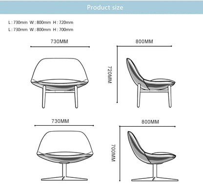 Latest Fabric Hotel Living Room Coffee Shop Relax Leisure Chair