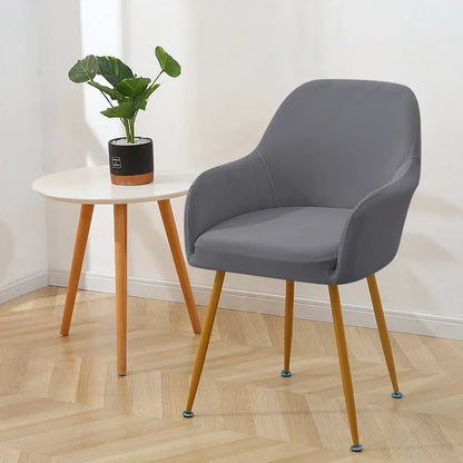1/2pcs Elastic High Arm Chair Cover Water Repellent Short Back Seat Cover Stretch Dining Chair Slipcover Kitchen Hotel Wedding