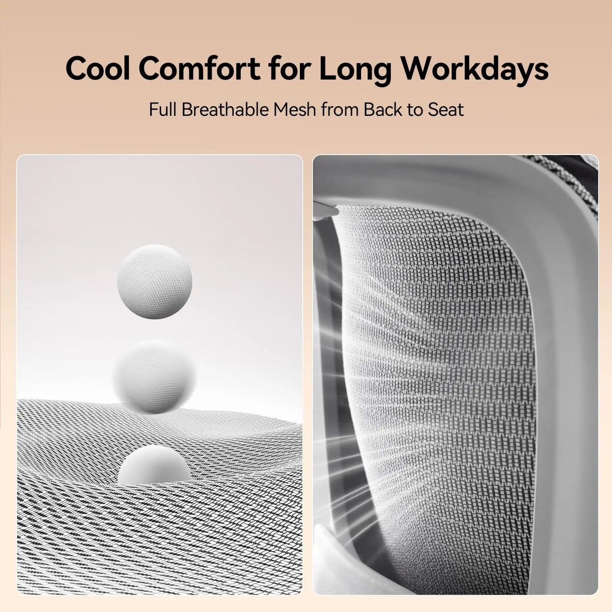 B100 Office Chair, Comfy Ergonomic Office Chair, High Back Computer Chair with Adaptive Lumbar Support & Wide, Customized