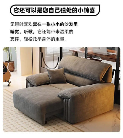 N67 Design Extendable Electric Recliner Sofa Living Room Lazy Lounges Electric Recliner Sofa Nordic Modern Divano Home Furniture