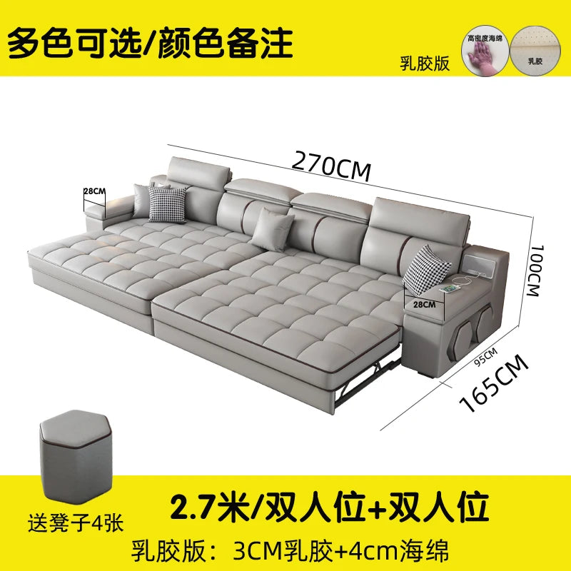 Multifunctional Nordic Recliner Sofas Bed Floor Foldable Modern Sofas Living Room Luxury Divani Da Soggiorno Home Furniture