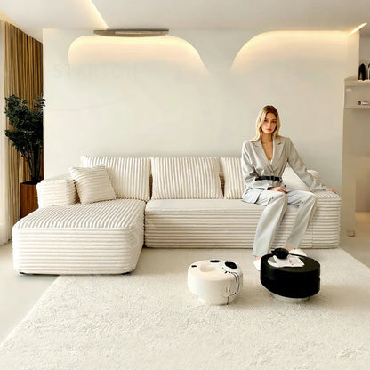 Modern Design Modular Living Room Magical Compression Sofa L Shape Luxury Compression Sofa Couch Compressed