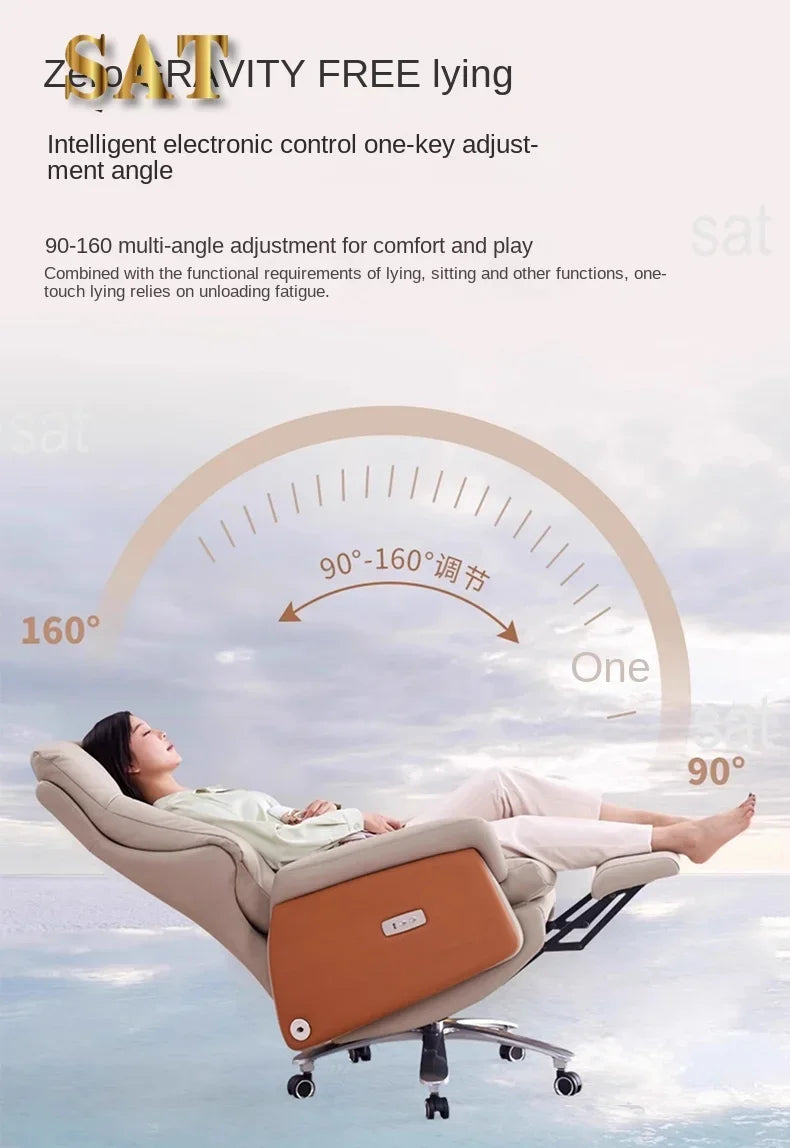 Intelligent Electric Massage boss Chair, Comfortable Home Computer Chair, Modern Business Ergonomic Luxury Office Chair