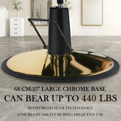 Vintage Barber Chair, Recline Hair Salon Hairdresser Chair with Removable Headrest, 360 Swivel Shampoo Beauty Salon Spa Styling