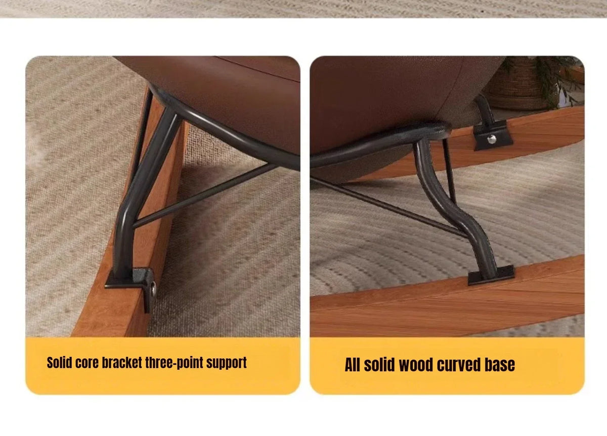 Simple Penguin Rocking Chair,Balcony Sofa,Home Leisure Chair,Living Room Honeycomb Lazy Leisure Rocking Chair Recliner Chairs