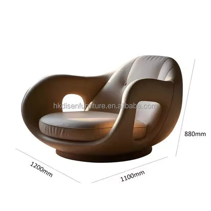 Balcony or Living Room Villa Style Solid Wood Sofa Leisure Lounge Home Cabin Log Chair