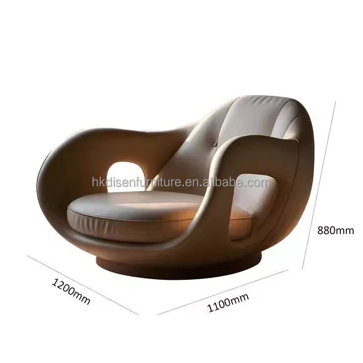 Balcony or Living Room Villa Style Solid Wood Sofa Leisure Lounge Home Cabin Log Chair