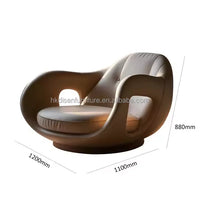 Balcony or Living Room Villa Style Solid Wood Sofa Leisure Lounge Home Cabin Log Chair