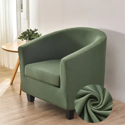 Elastic Spandex Tub Chair Cover Stretch Armchair Cover Club Sofa Slipcover for Living Room Couch Covers with Seat Cushion Covers