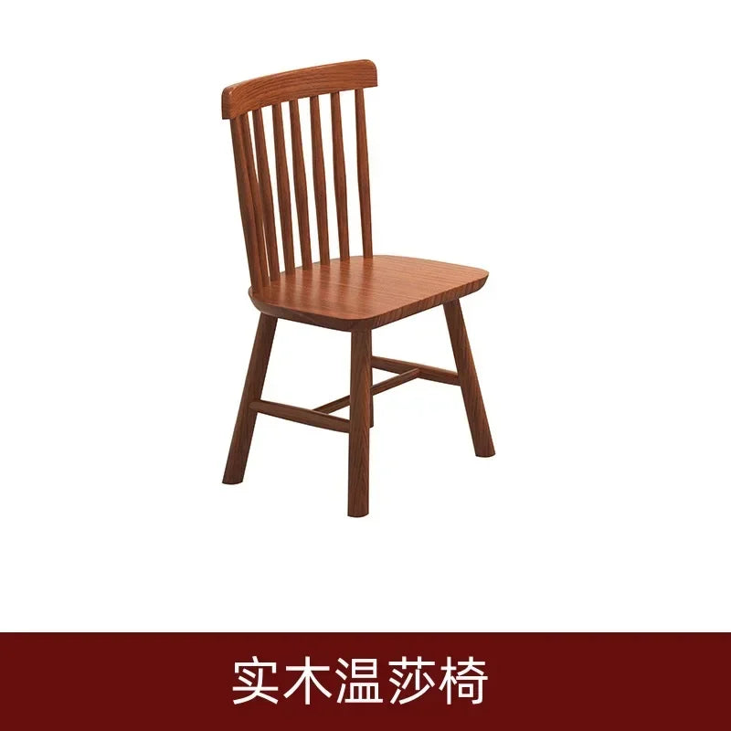Modern simple household solid wood island dining table