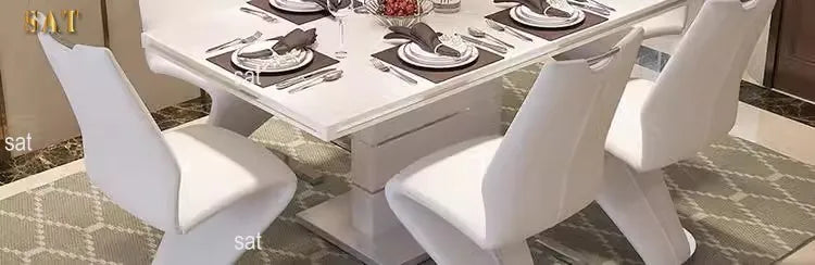 Set Of 2 Luxury Dining Chairs Modern Comfortable Living Room Designer Dining Chairs Aesthetic Beauty Chaise Home Furniture