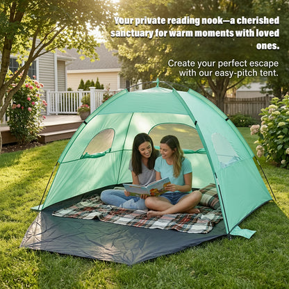 Compact Portable Beach Canopy Tent Pop-Up Shelter for Poolside Spring Camping Music Festivals - Lightweight Outdoor Protection