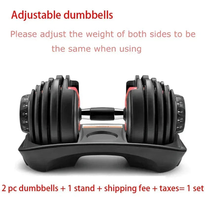 for New Style Change Weight Sport Men's Home Fitness Fast Automatic Adjustable 5/10- 40kg/90LBS Set Dumbbell