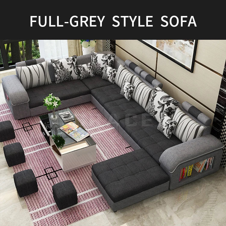 Hotel Composable Sofa Set Furniture Bed Sets Couch Living Room Home Luxury Sectional Sofas
