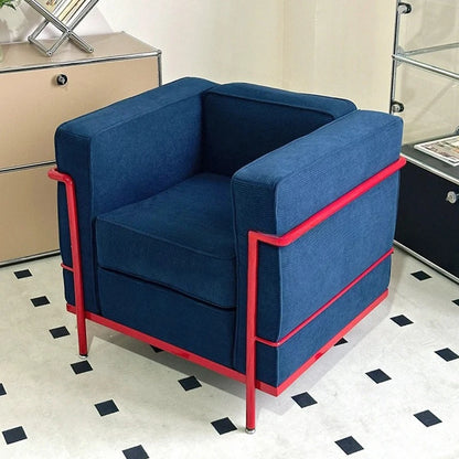 Sofa single chair, living room metal leisure chair