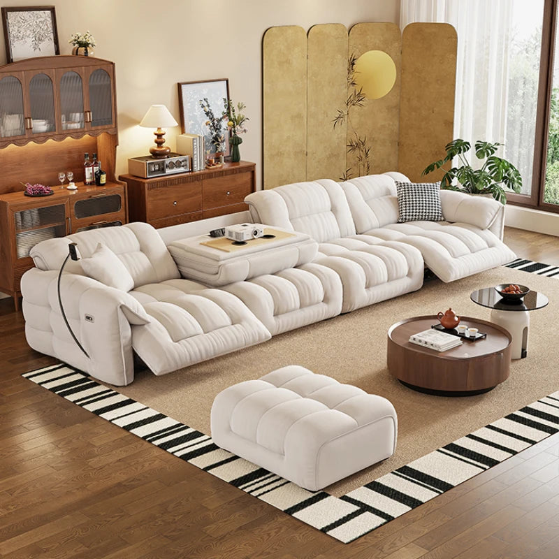 Customizable Nordic Modern Sofa Chair Fancy Electric Designer White Sofa Recliner Floor