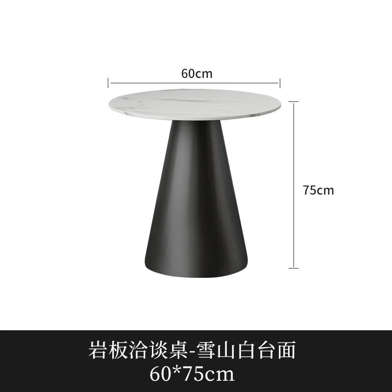 Modern simple negotiation table and chair combination Light luxury hotel reception leather sofa chair