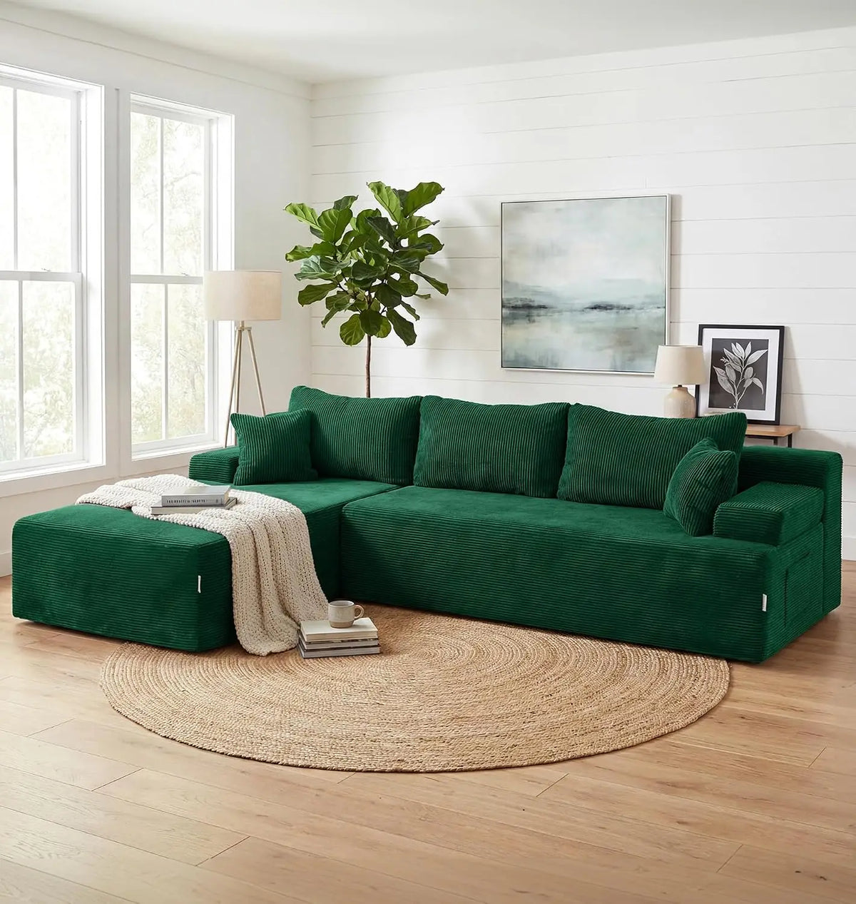 Modular Sectional Sofa Couches L-Shape Couch 3 Seat Modular Sofa Memory Foam Sectional Couches for Living Room,, Customized