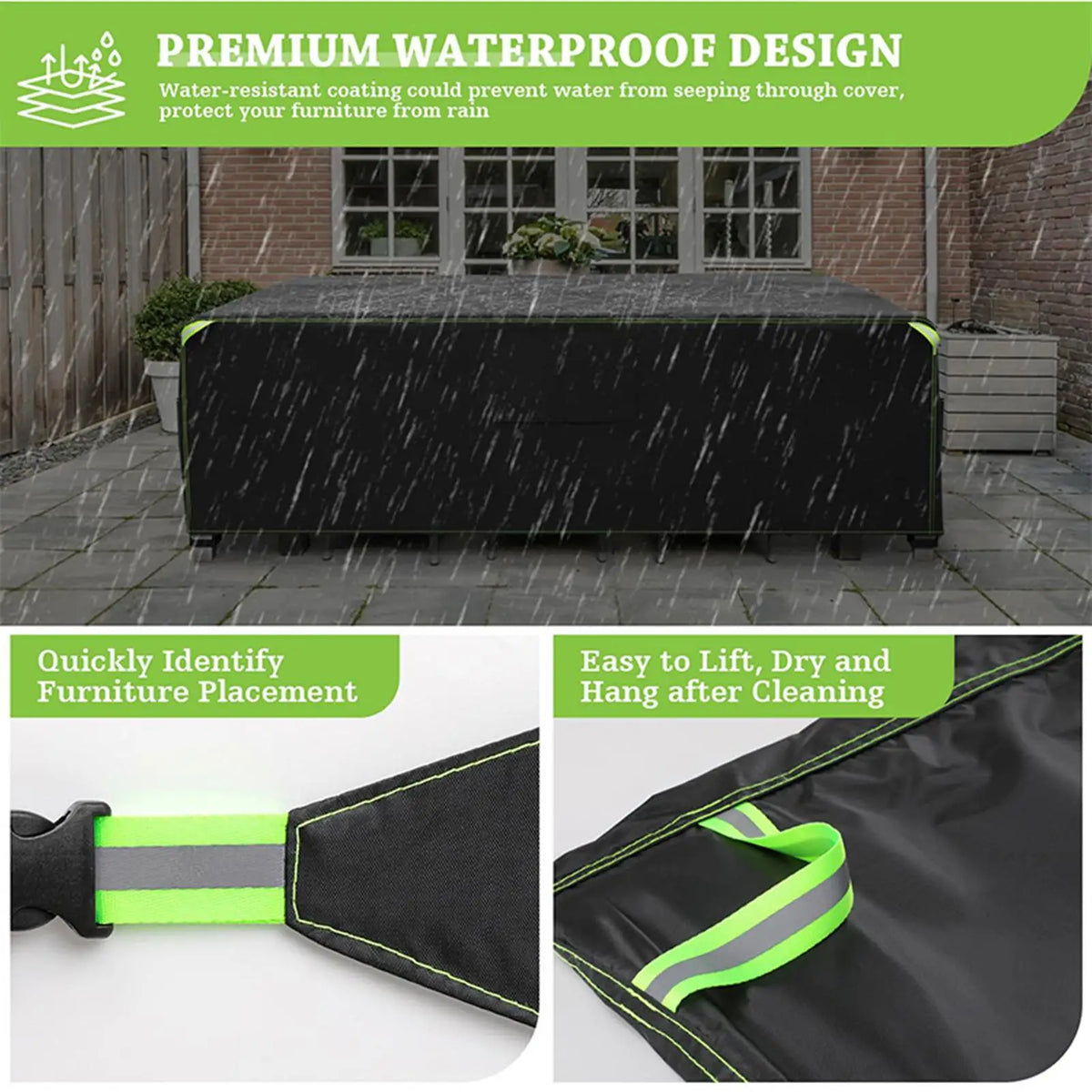 Outdoor Chair Covers Oxford Fabric Furniture Guard Outdoor Sofa Chair Dust Covers Waterproof For Home Hotel Porch Beach House