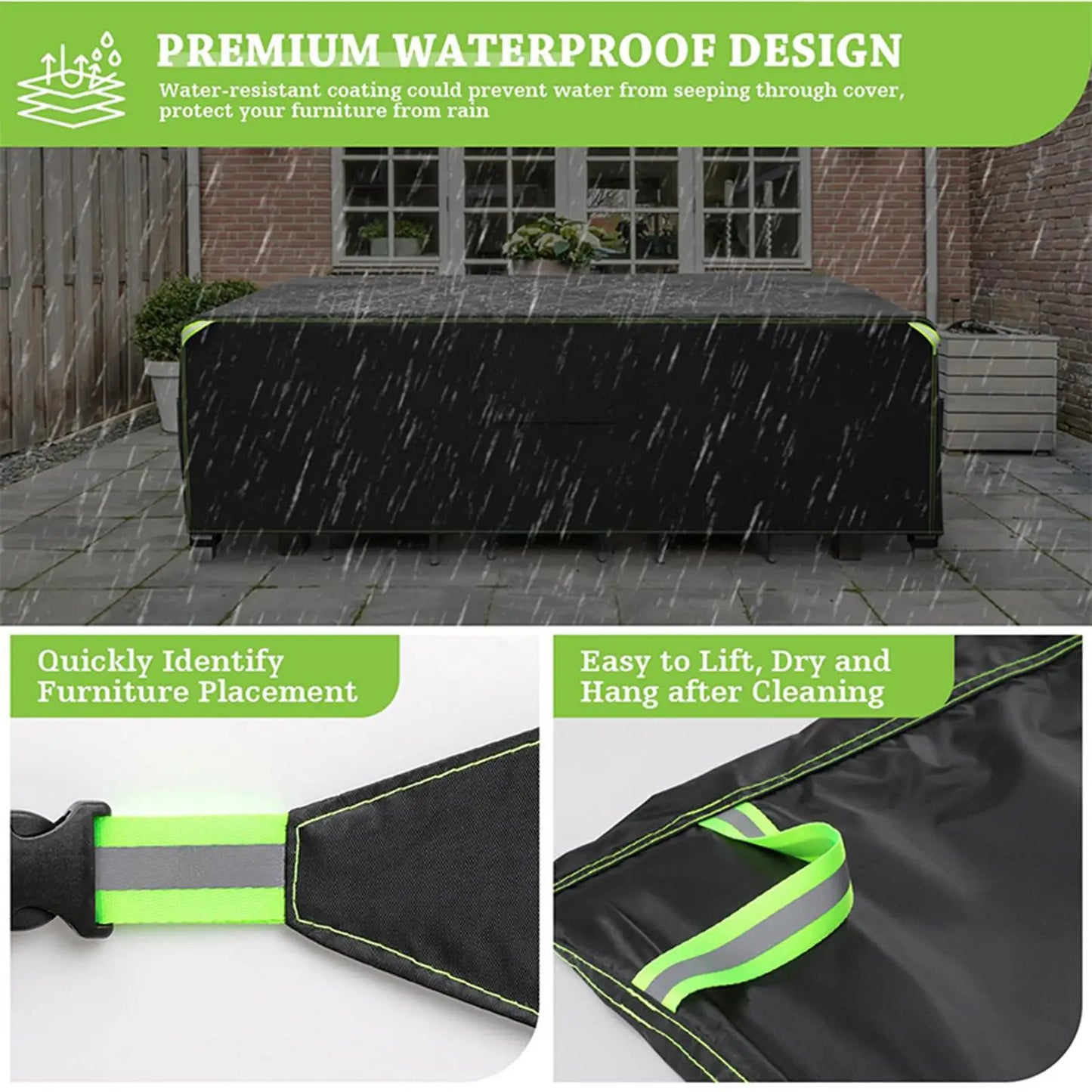 Outdoor Chair Covers Oxford Fabric Furniture Guard Outdoor Sofa Chair Dust Covers Waterproof For Home Hotel Porch Beach House