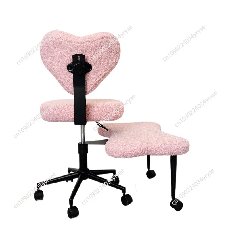 Cross Leg Chair - Meditation Chair with Wheels, ADHD Chair, Height Adjustable Seat, Adjustable Footstool