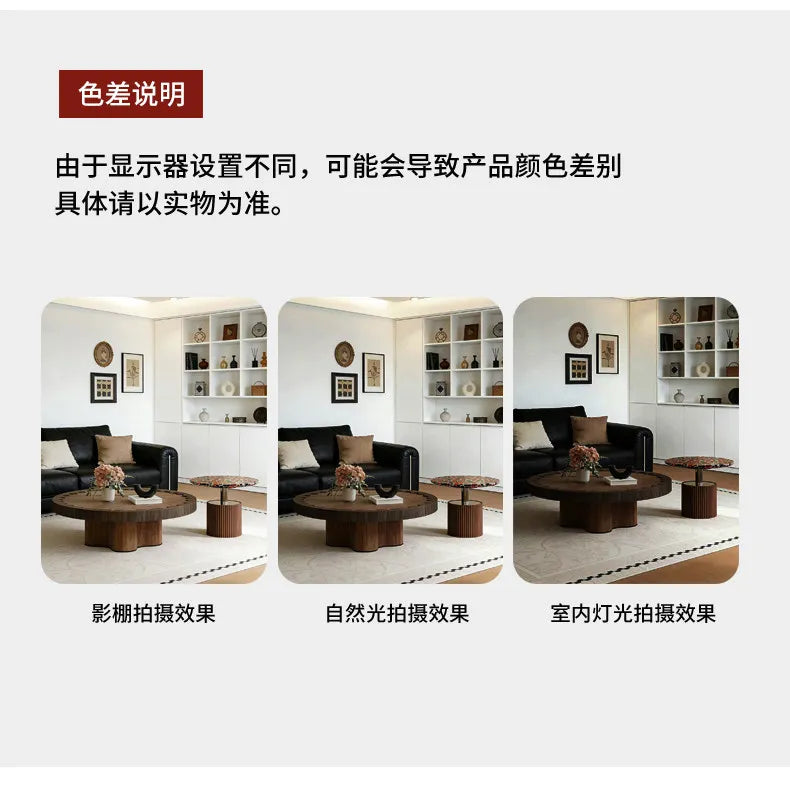 Minimalism Living Room Coffee Tables Bedroom Furniture Homestay Modern Coffee Tables Tea Wooden Furniture ChaJi MH40CJ
