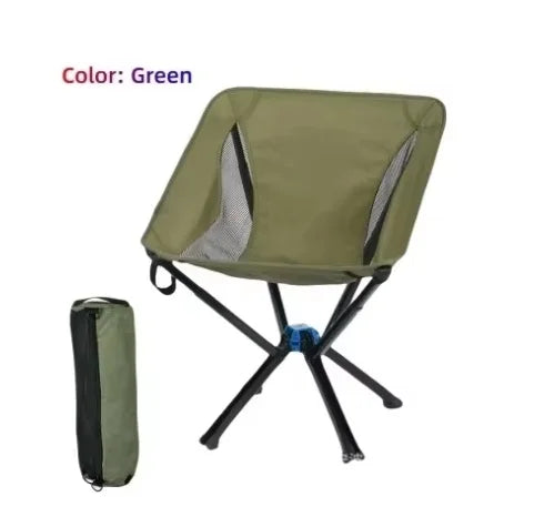 Outdoor Portable Quick Open CLIQ Chair Lightweight Folding Aluminum Fishing Backpacking Beach Camping Chair
