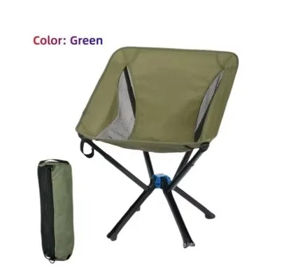 Outdoor Portable Quick Open CLIQ Chair Lightweight Folding Aluminum Fishing Backpacking Beach Camping Chair