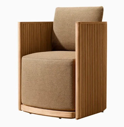 nvModern Simple Courtyard Villa Garden Outdoor Waterproof Sunscreen Anticorrosive Durable Teak Sofa Outdoor Furniture&