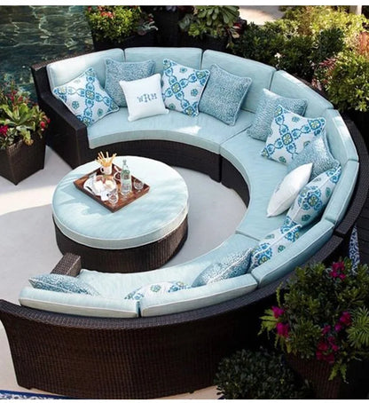 2022 Cheapest Garden Sofas Rattan Outdoor Furniture