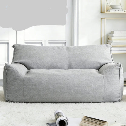 OTAUTAU Bean Bag Cover 2-seat Cotton Linen Couch Armchair Sofa Pouf Beanbag Cover SF159【No Filler!Need Buy Filler Yourself!】