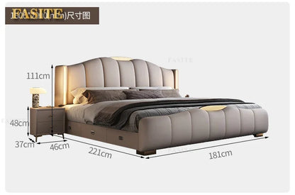 Luxury Frame Double Bed King Size Modern Living Room Frame Double Bed Queen Hotel Princess Cama De Casal Bedroom Furniture