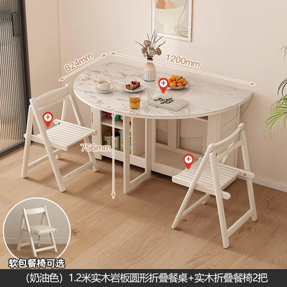 Waterproof Chair Dining Table Breakfast Modern Chair Side Dining Table Space Savers Round Set Sala Da Pranzo Home Furnitures
