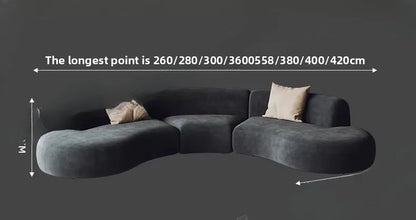 Semicircular curved special-shaped sofa black office beauty salon hotel lobby business rest area reception negotiation