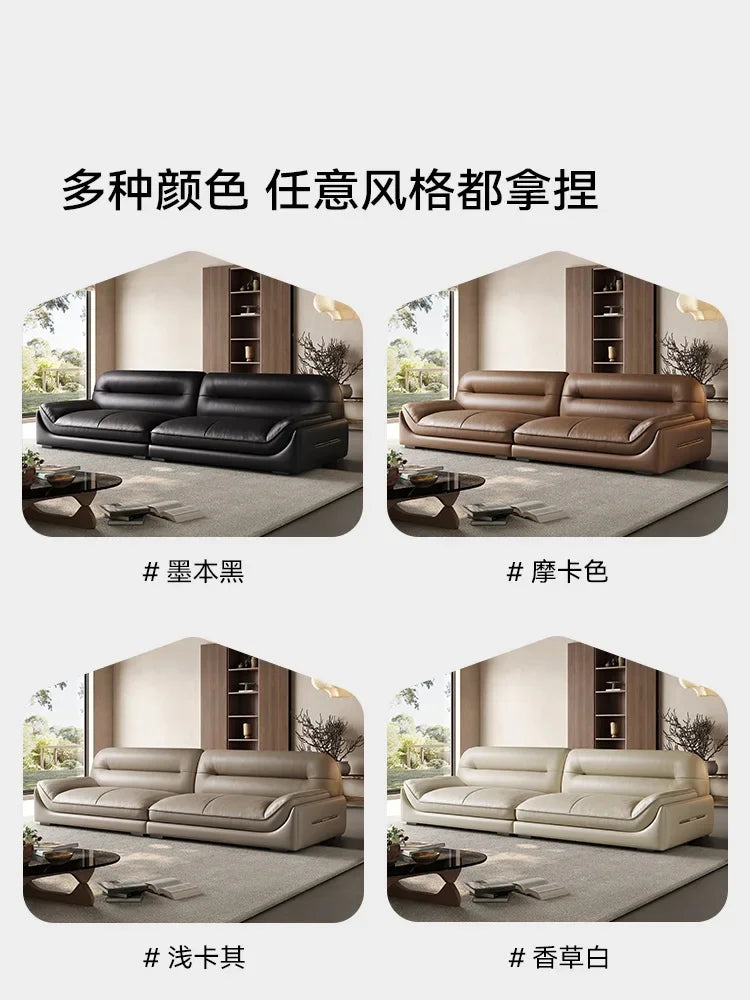 X Lounge Leather Filler Sofa Living Room Luxury Italian Nordic Lazy Couch Recliner Mini 3 Seater Divani Da Soggiorno Furniture