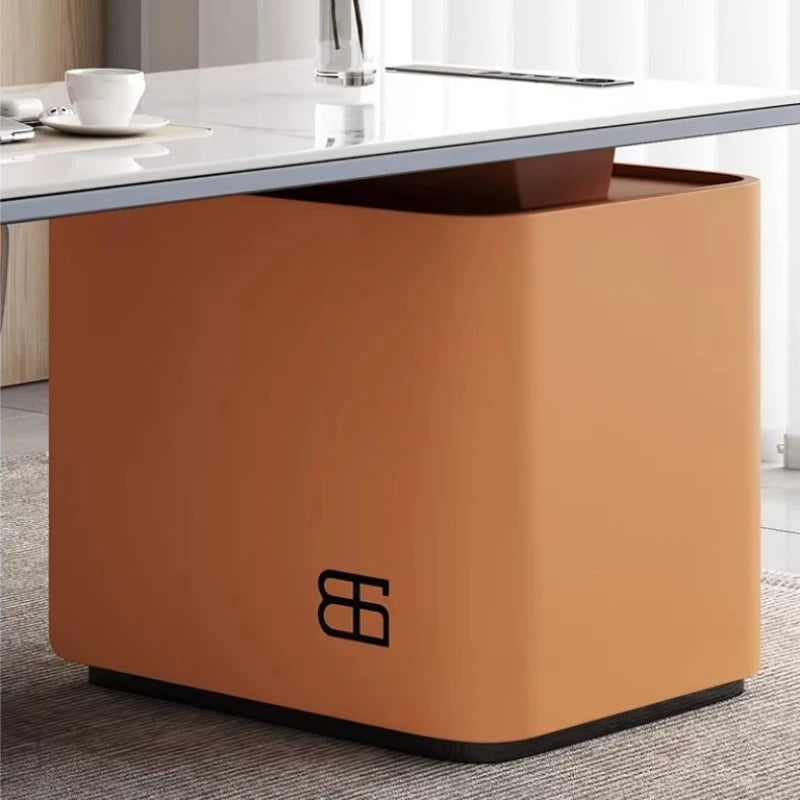 Italian minimalist rock slab office table study table Computer desk Room desks office desks and workstations studio desk