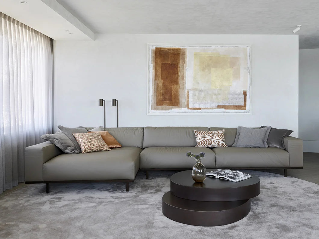 Stainless steel coffee table hotel decoration living room villa central table
