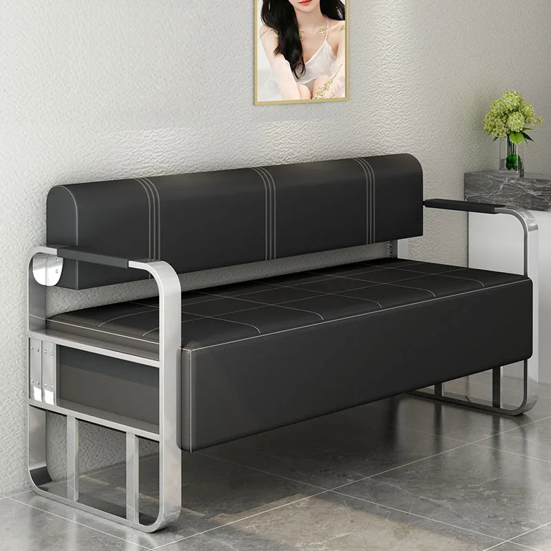 Chair Barber shop sofa chair reception room sitting area long sofa chair thickened equal sofa