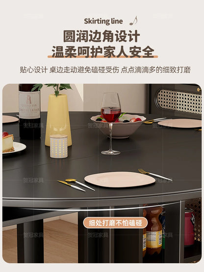 Waterproof Chair Dining Table Breakfast Modern Chair Side Dining Table Space Savers Round Set Sala Da Pranzo Home Furnitures