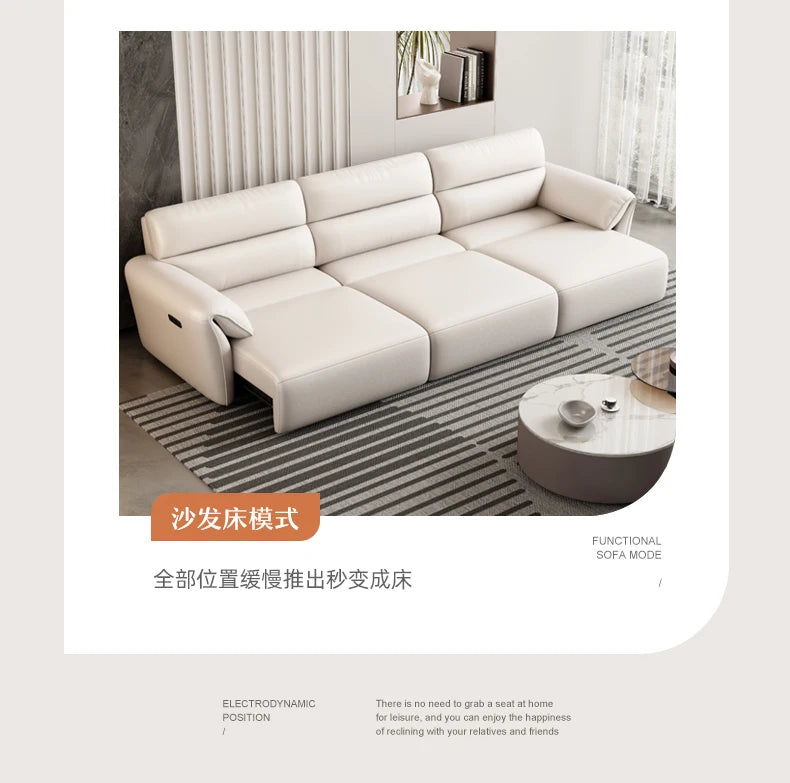 Minimalist Modern Sofa Electric Adults Cushion Comfortable Double Sofa Floor Apartment Divani Da Soggiorno Home Accessories