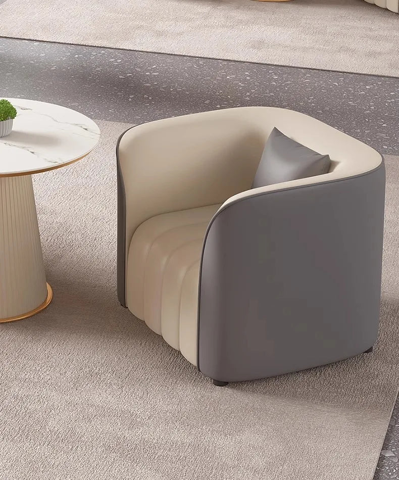Custom. Light Luxury Hotel Lobby Exclusive Reception Negotiation Leisure Table and Chairs Beauty Salon Lobby Reception Business