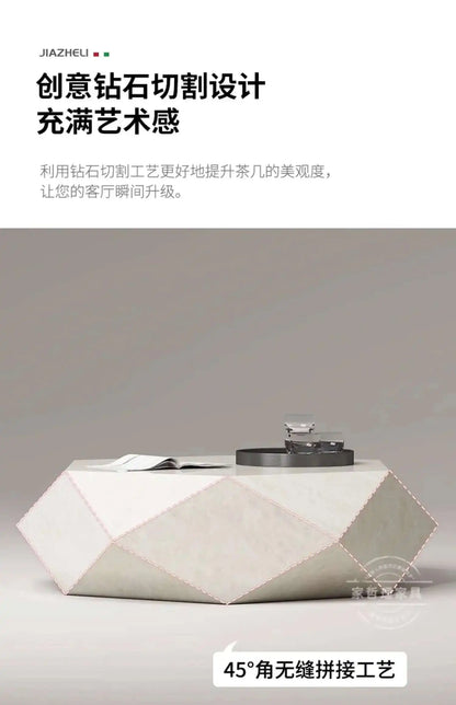 Coffee table small apartment rock slab designer atmospheric Italian living room high-end creative coffee table