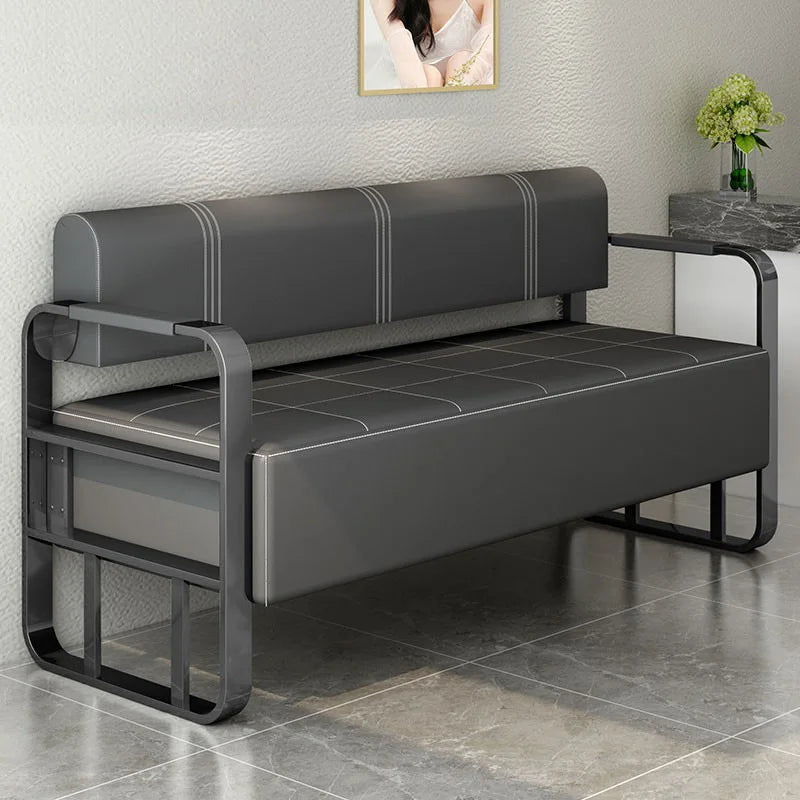 New Barber shop sofa chair reception room sitting area long sofa chair thickened equal sofa